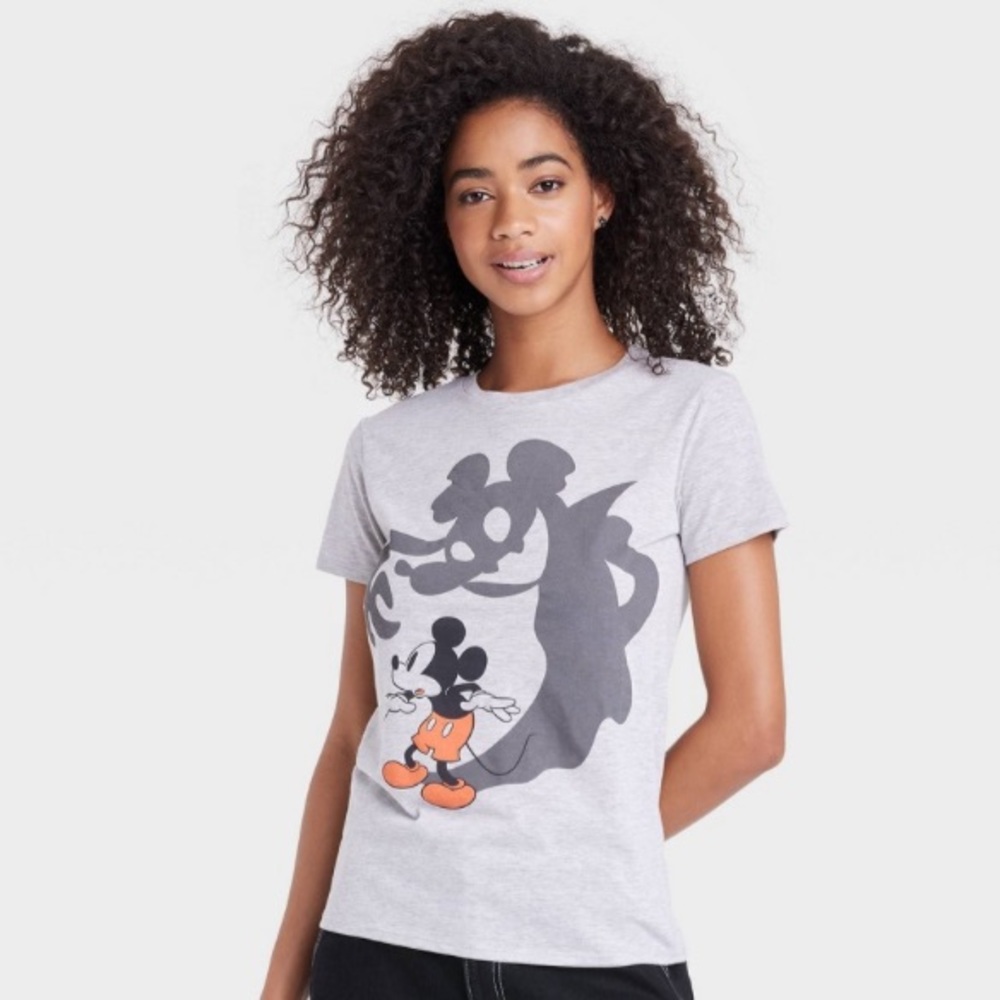 Disney Mickey Mouse Shadow Short Sleeve Graphic T-Shirt